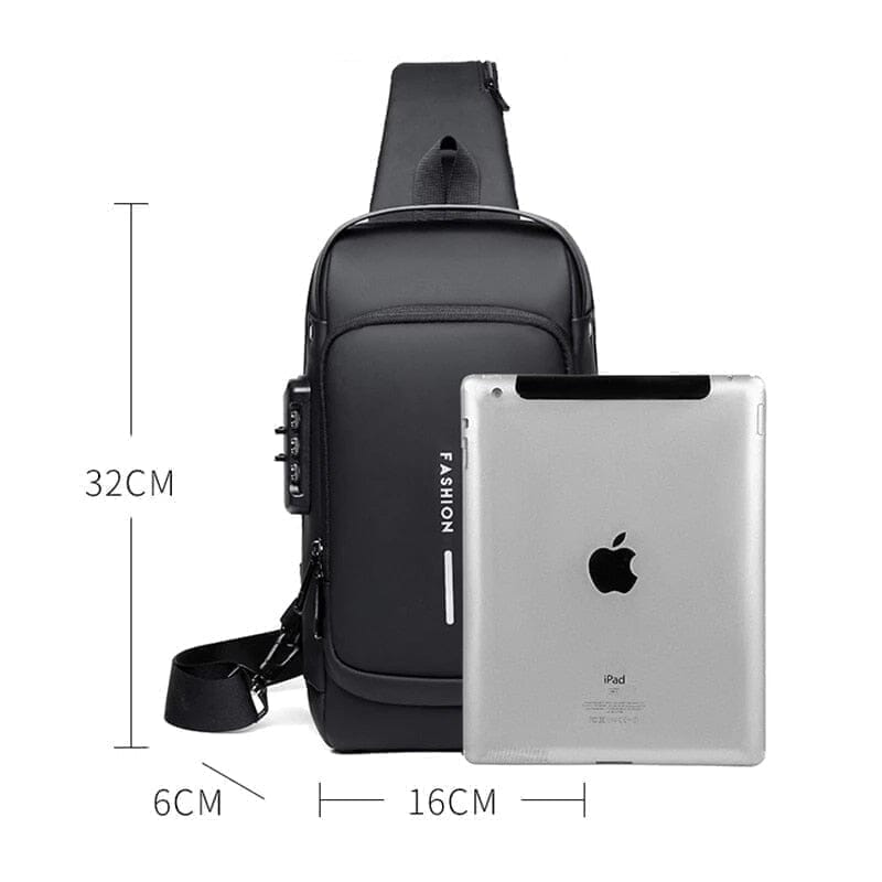 Mochila com Senha USB Slim Bag