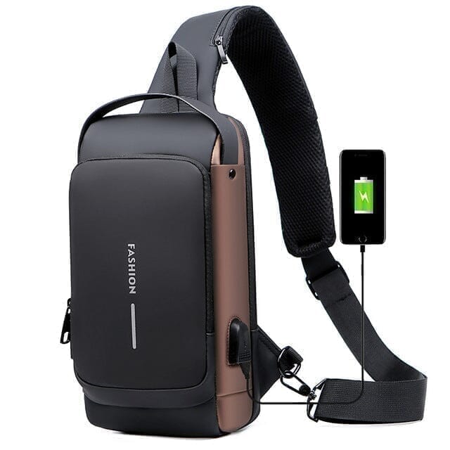 Mochila com Senha USB Slim Bag